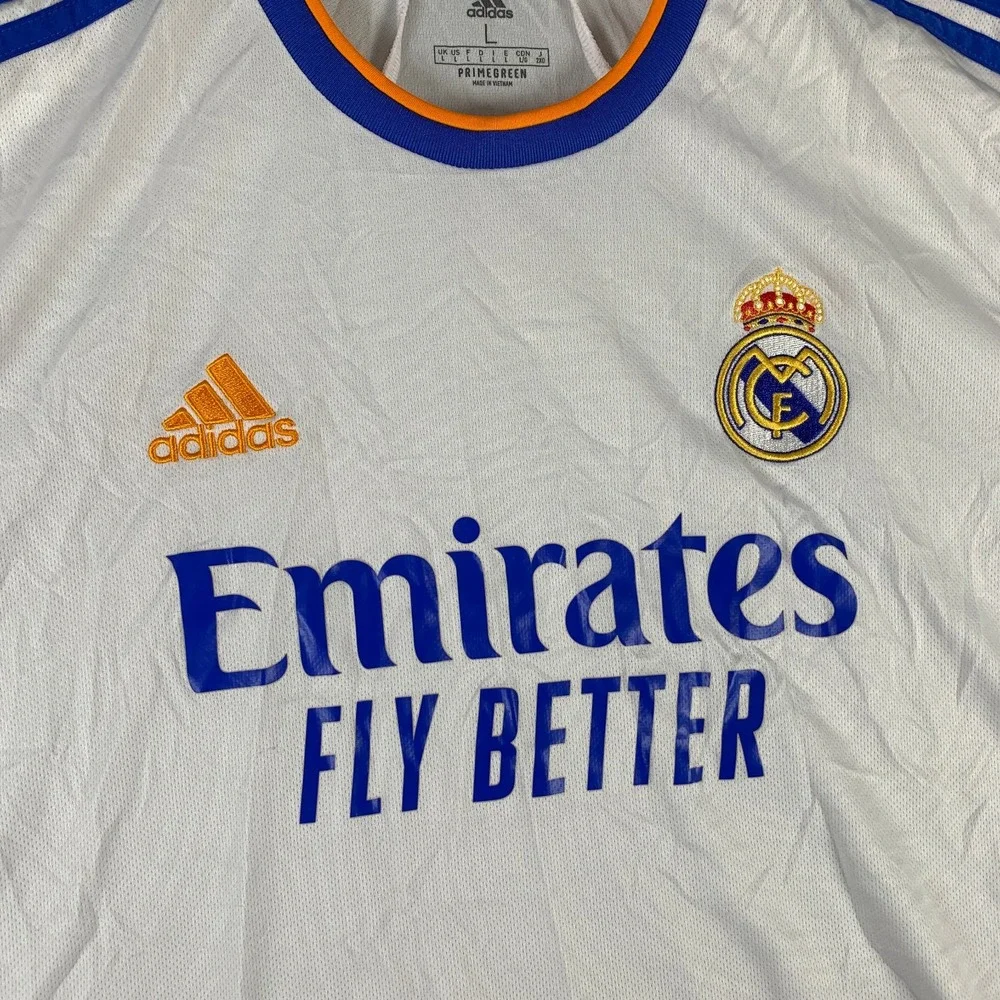 Real Madrid Jersey Men Large Adidas 2021 Champions League Home Playera UCL